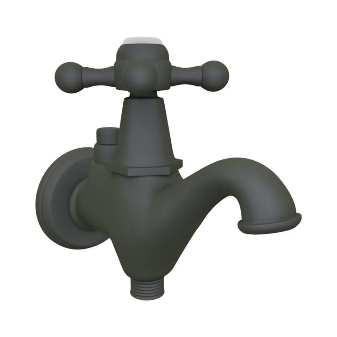 Jaquar WC Area 2 Way Bib Tap Queens QQT-GRF-7041 - Graphite