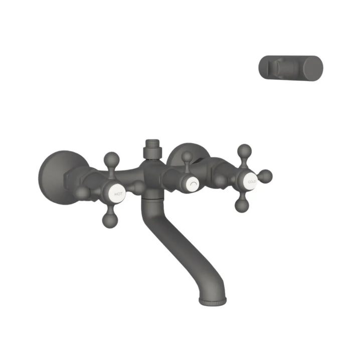 Jaquar 2 Way Wall Mixer Queen's QQT-GRF-7267 Normal Flow - Graphite Finish