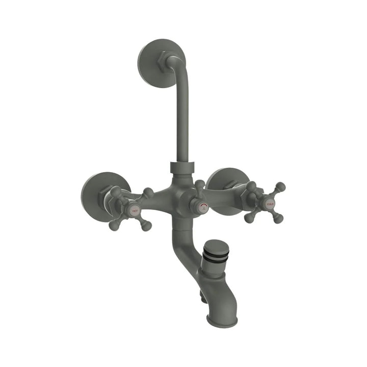 Jaquar 3 Way Wall Mixer Queen's QQT-GRF-7281 Normal Flow - Graphite Finish