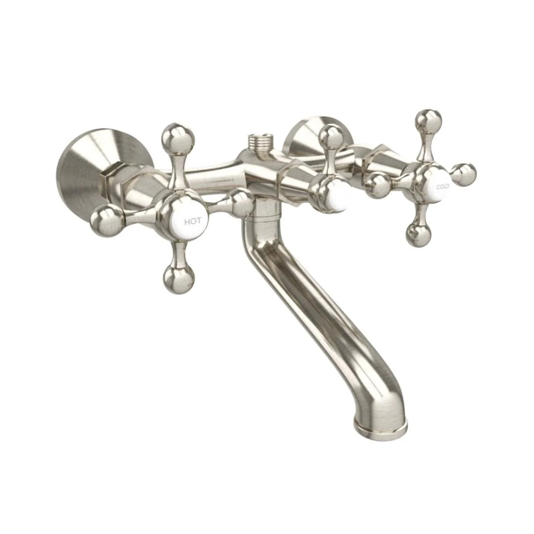 Jaquar 2 Way Wall Mixer Queen's QQT-SSF-7217 Normal Flow - Stainless Steel Finish