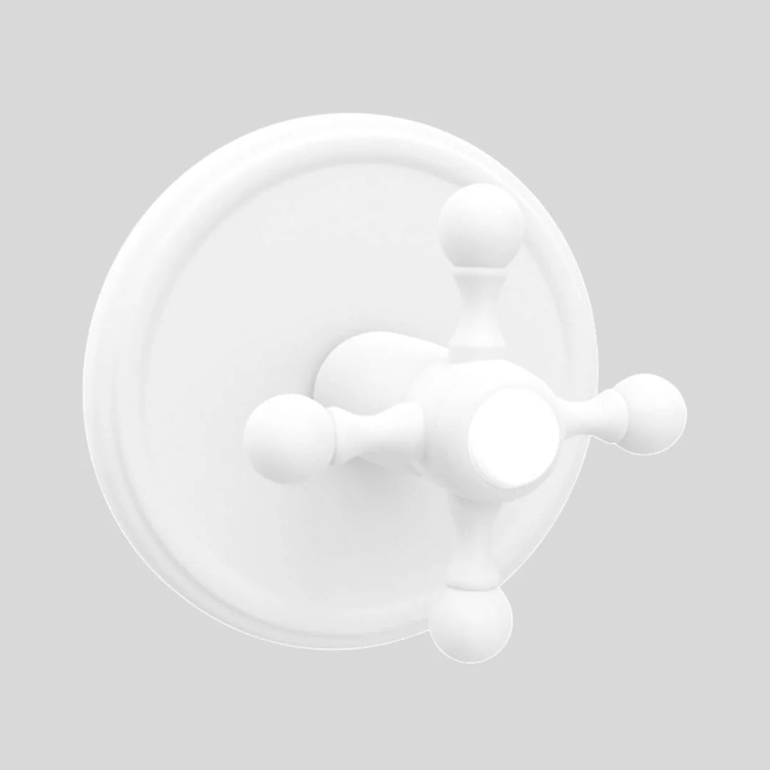 Jaquar 4 Way Diverter Queen's QQT-WHM-7421 Normal Flow - White Matt Finish