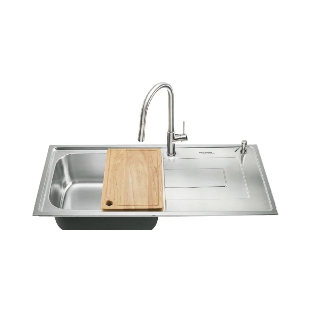 Hindware Stainless Steel Sink Designer Series RODRIGO ( 39 x 20 inches ) - Satin