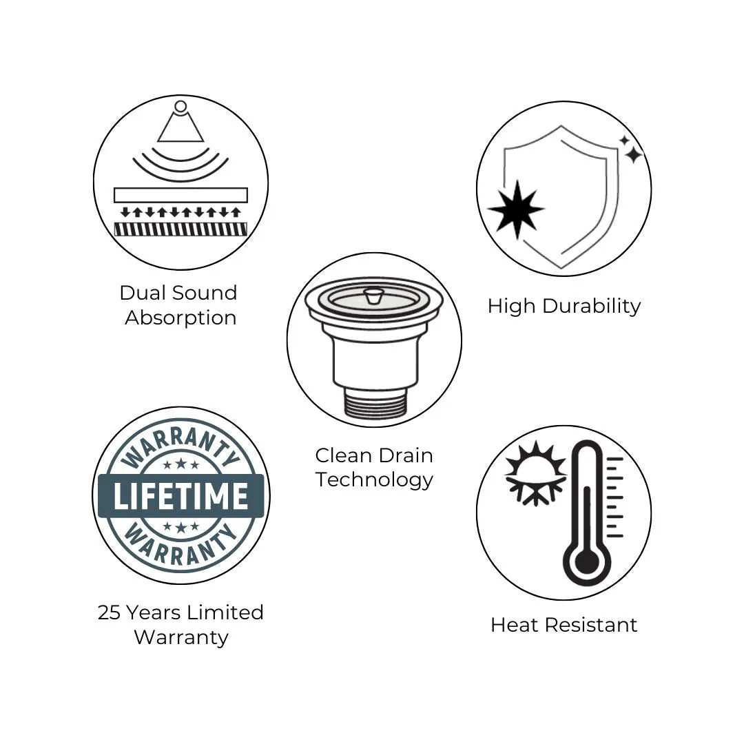 Hindware Quartz Sink Sapphire SAPPHIRE 18 X 16 X 8 ( 18 x 16 inches ) - Eros