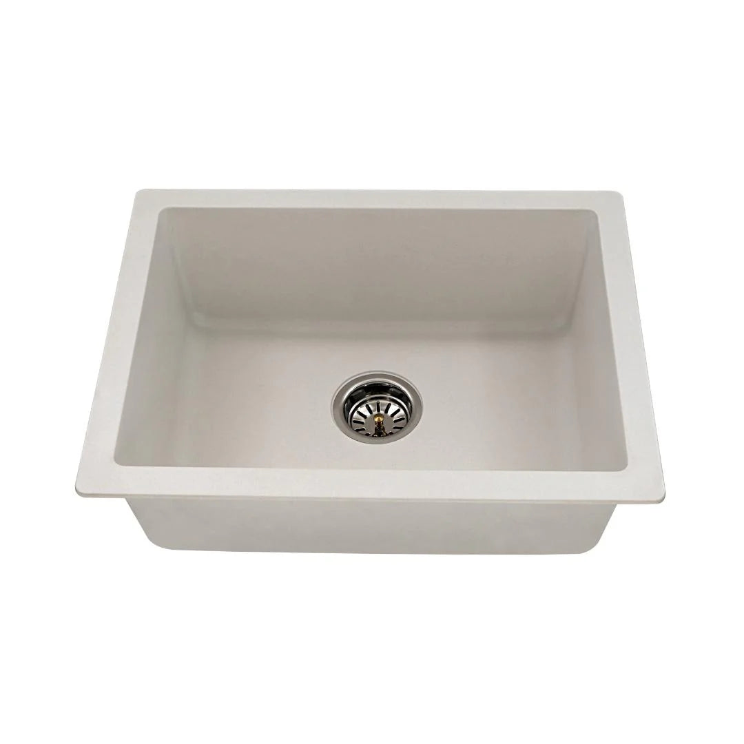 Hindware Quartz Sink Sapphire SAPPHIRE 18 X 16 X 8 ( 18 x 16 inches ) - White DX