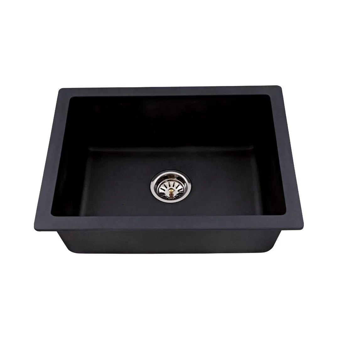 Hindware Quartz Sink Sapphire SAPPHIRE 21 X 18 X 8 ( 21 x 18 inches ) - Black