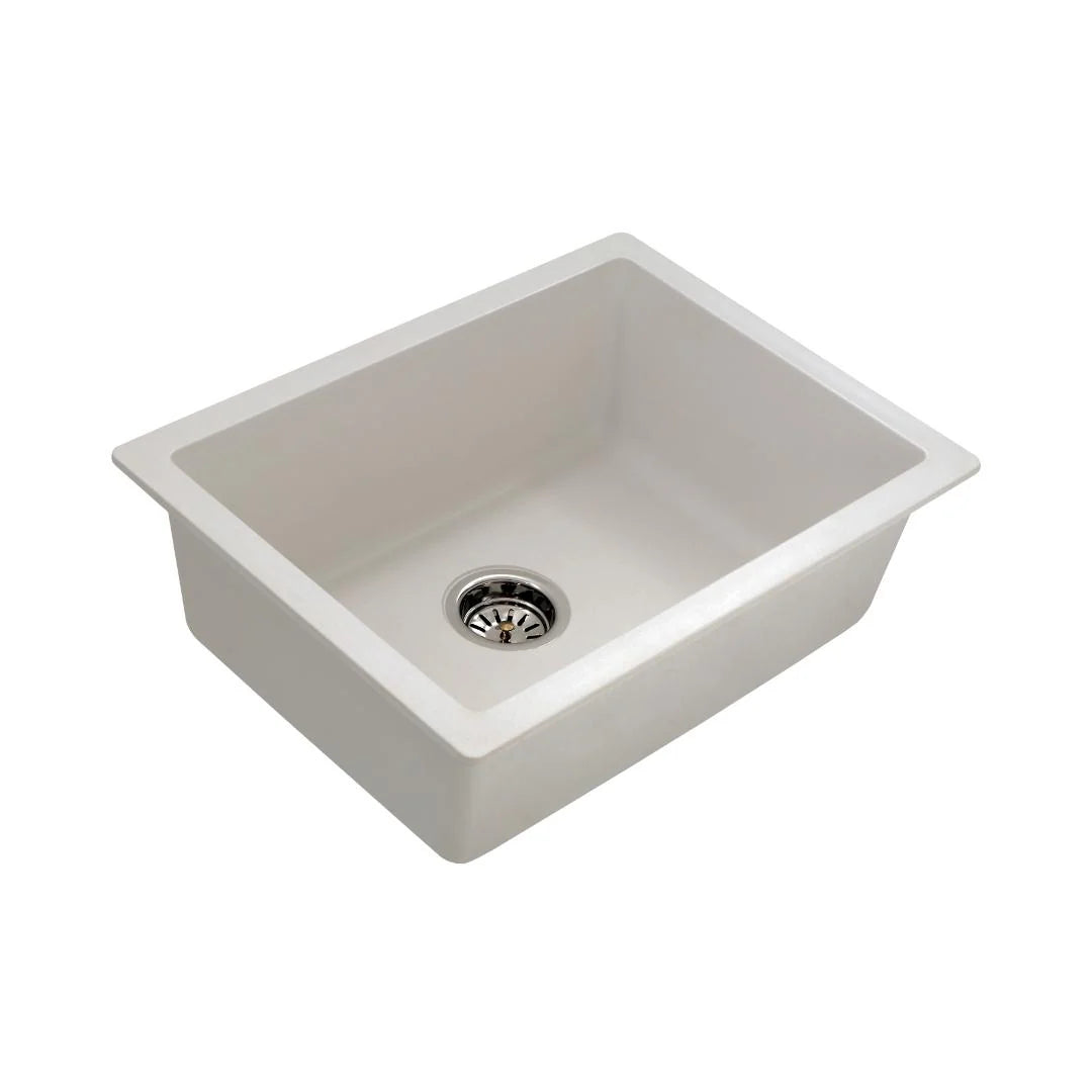 Hindware Quartz Sink Sapphire SAPPHIRE 21 X 18 X 8 ( 21 x 18 inches ) - White DX