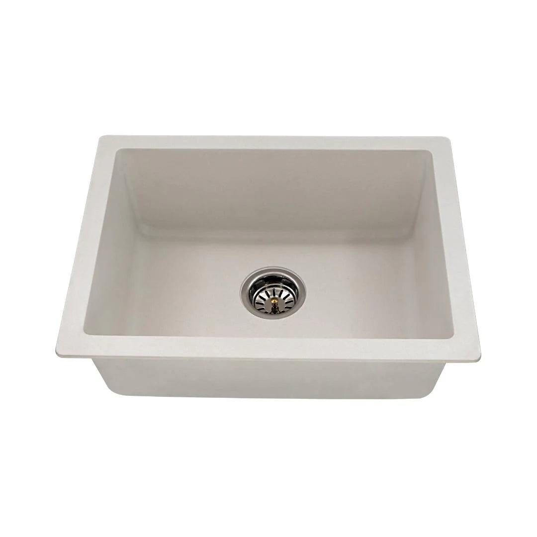 Hindware Quartz Sink Sapphire SAPPHIRE 24 X 18 X 8 ( 24 x 18 inches ) - White DX