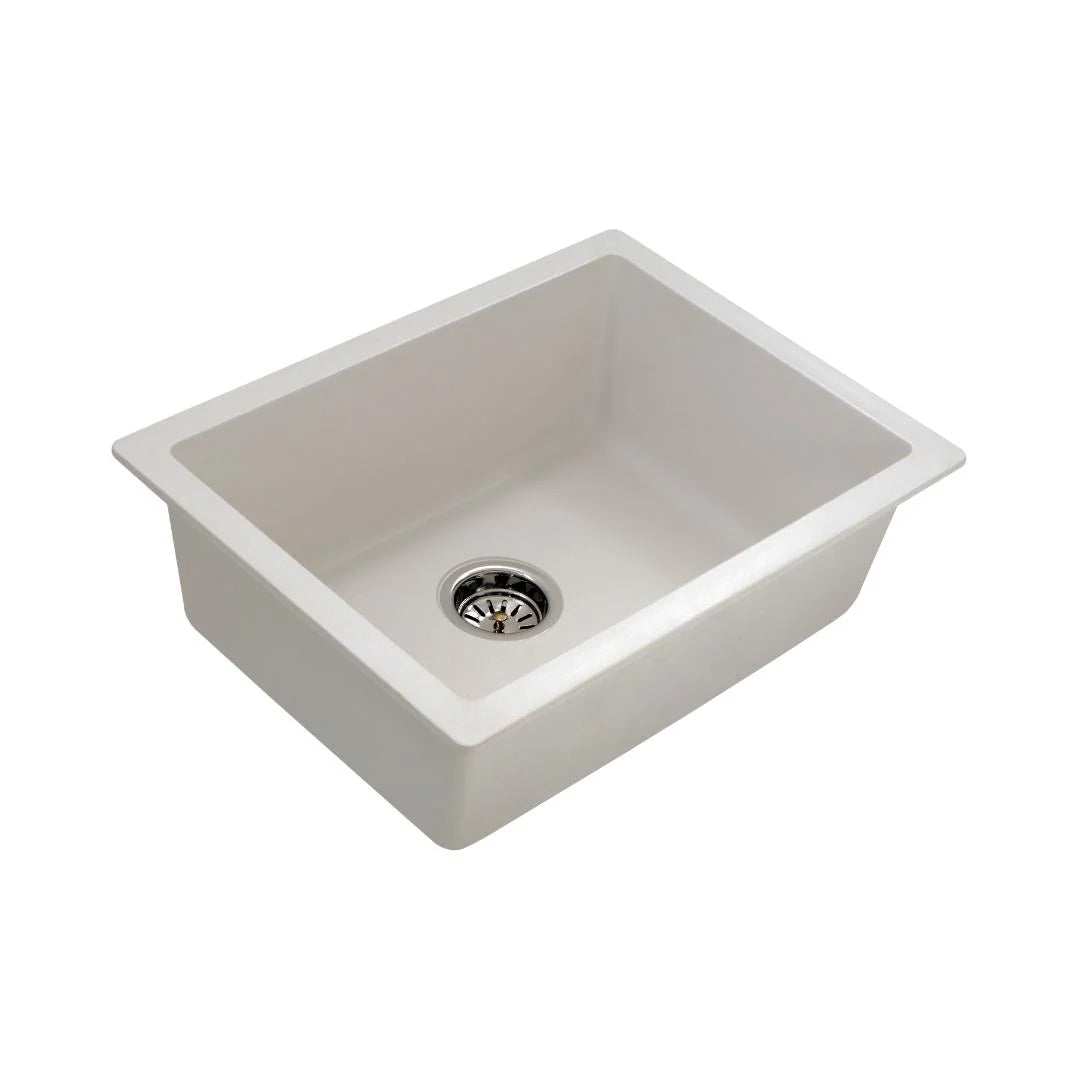 Hindware Quartz Sink Sapphire SAPPHIRE 24 X 18 X 8 ( 24 x 18 inches ) - White DX