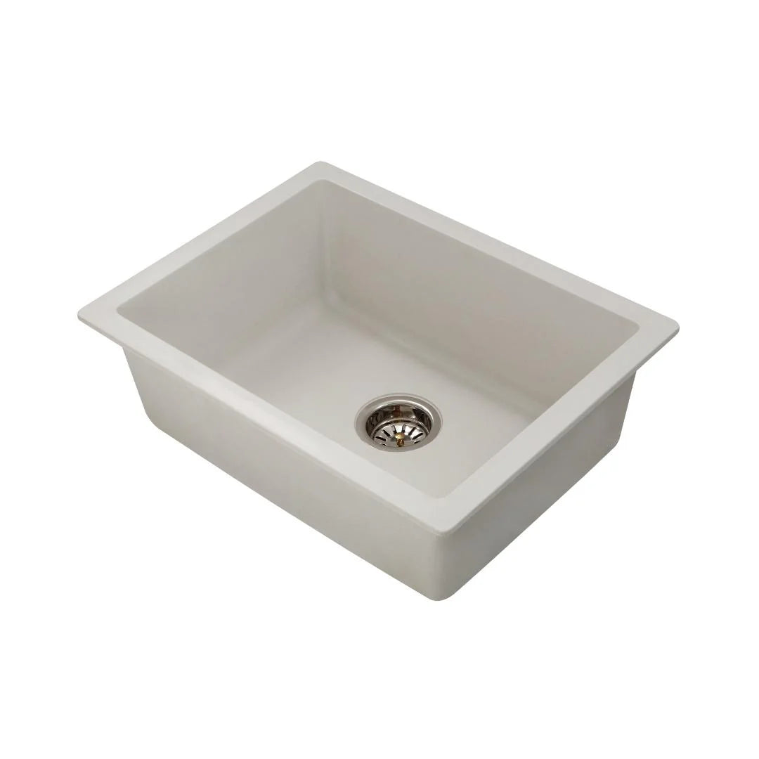 Hindware Quartz Sink Sapphire SAPPHIRE 24 X 18 X 8 ( 24 x 18 inches ) - White DX