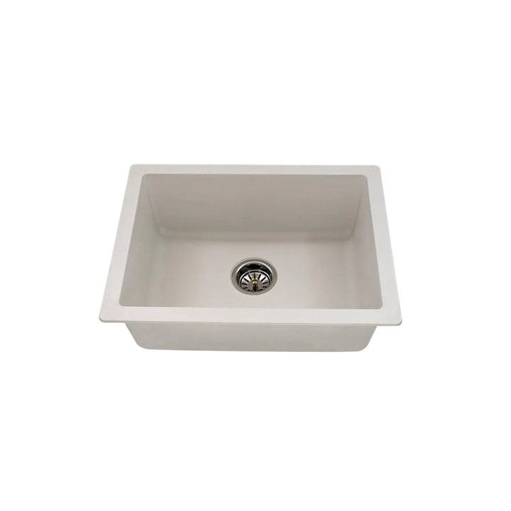 Hindware Quartz Sink Sapphire SAPPHIRE 28.5 X 19 X 8 ( 28.5 x 19 inches ) - White