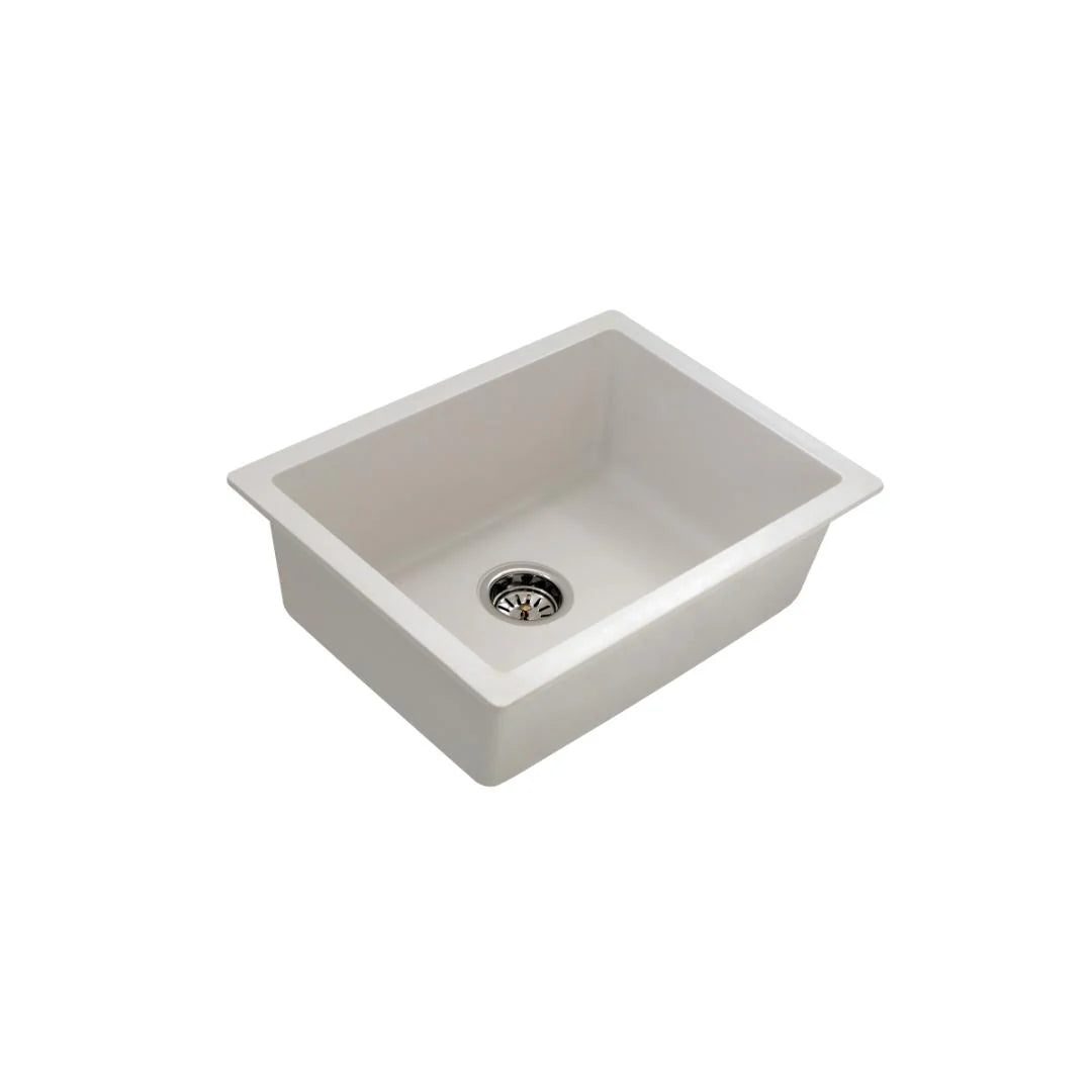 Hindware Quartz Sink Sapphire SAPPHIRE 28.5 X 19 X 8 ( 28.5 x 19 inches ) - White
