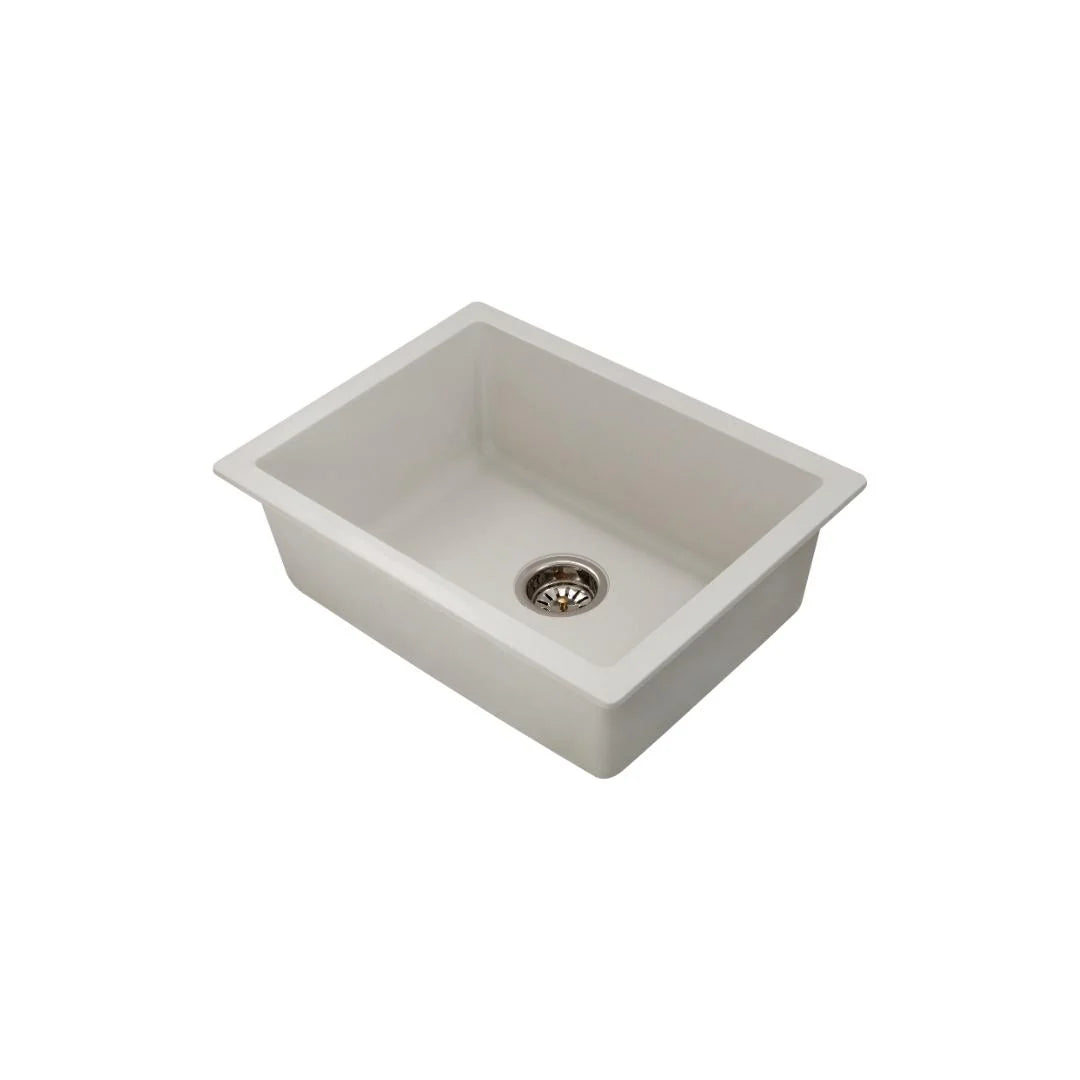 Hindware Quartz Sink Sapphire SAPPHIRE 28.5 X 19 X 8 ( 28.5 x 19 inches ) - White