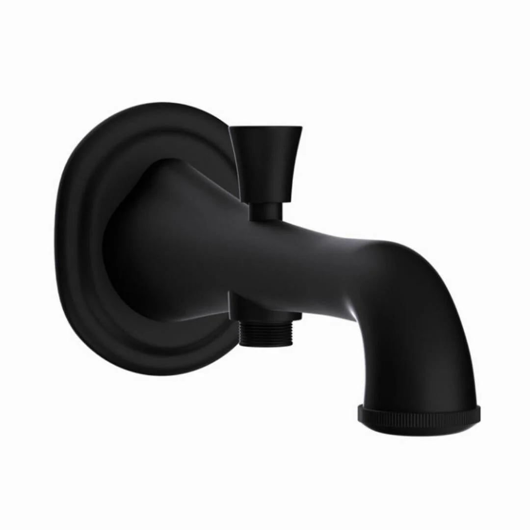 Jaquar Wall Mounted Spout Queens Prime SPJ-BLM-7463PM - Black Matt
