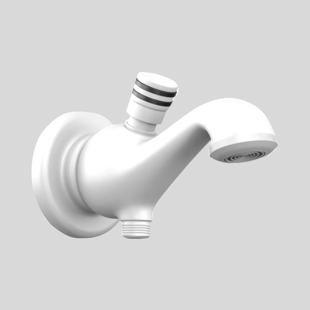 Jaquar Wall Mounted Spout Queens SPJ-WHM-7463 - White Matt