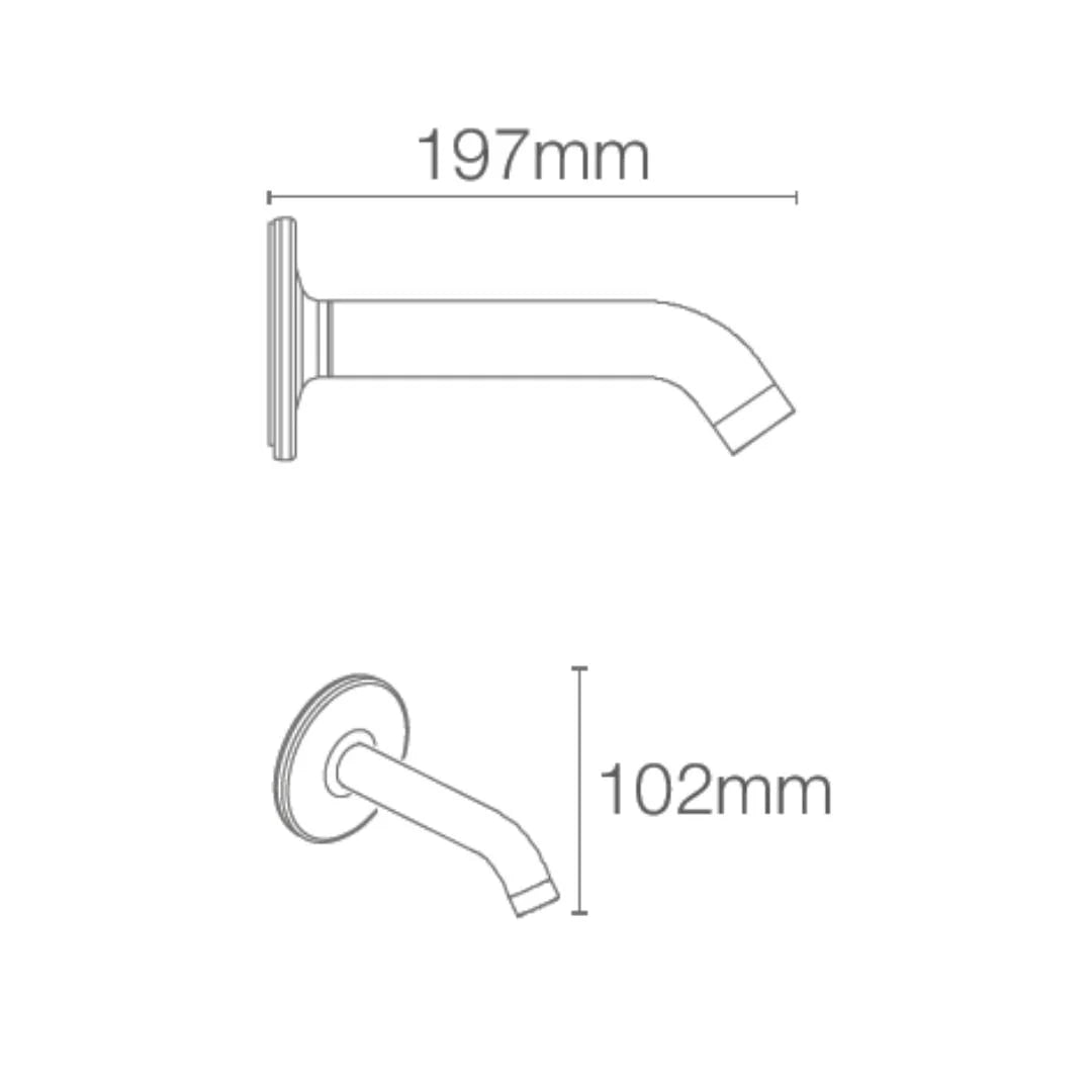 Kohler Wall Mounted Spout Purist 14426IN-CP - Chrome