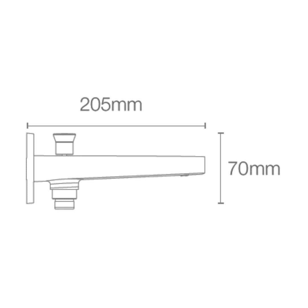Kohler Wall Mounted Spout Hone 22544IN-AF - French Gold