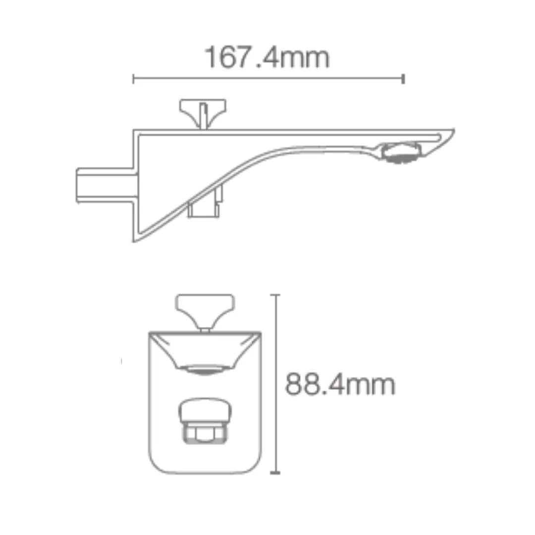 Kohler Wall Mounted Spout Modernlife Edge 25764IN-CP - Chrome – bathkart.in