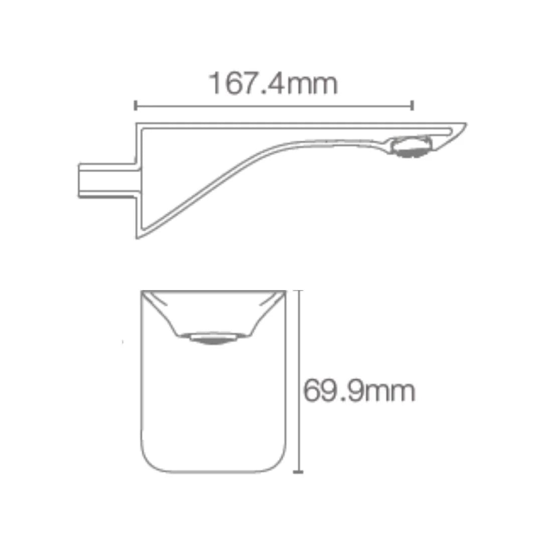 Kohler Wall Mounted Spout Modernlife Edge 25765IN-AF - French Gold