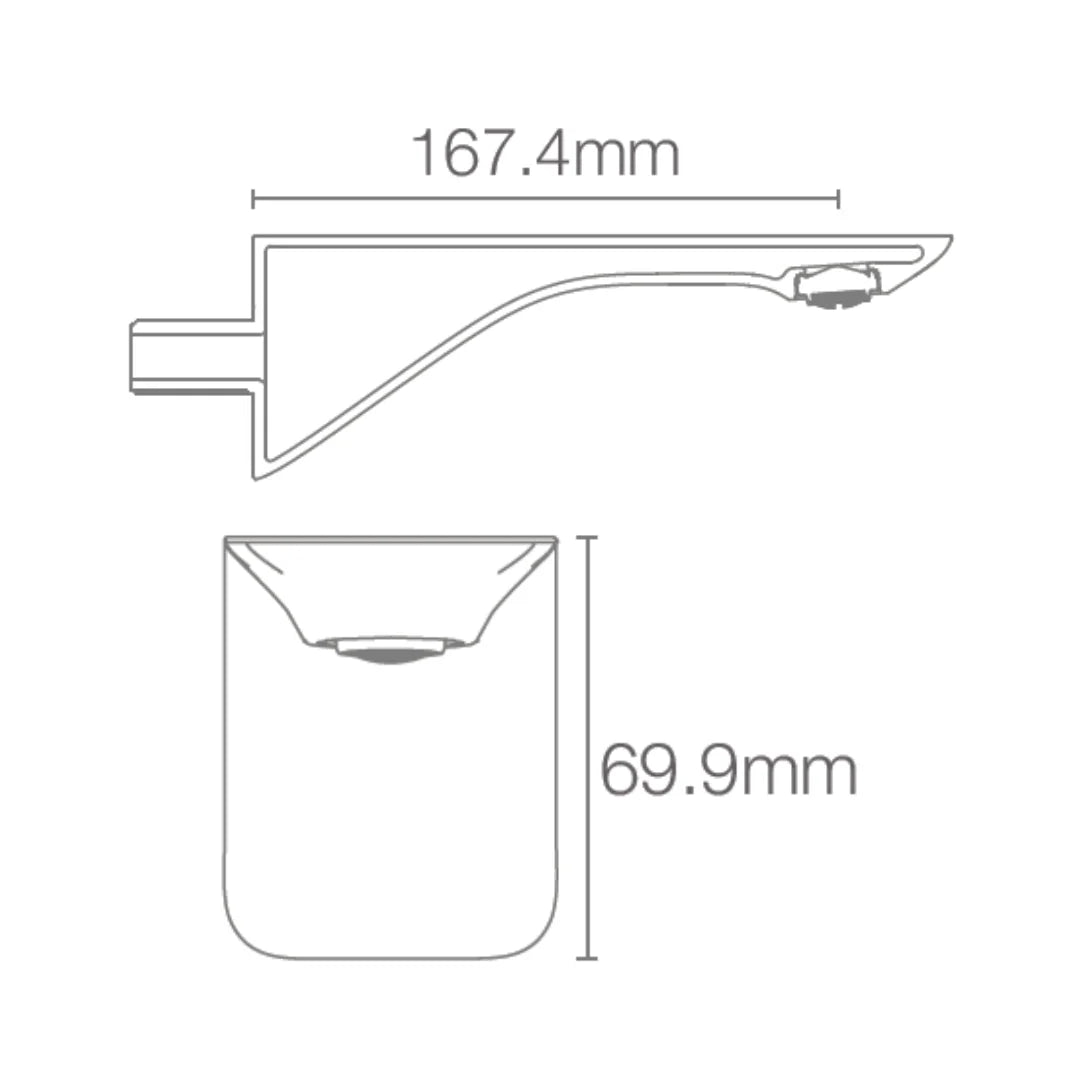 Kohler Wall Mounted Spout Modernlife Edge 25765IN-BL - Black Matt