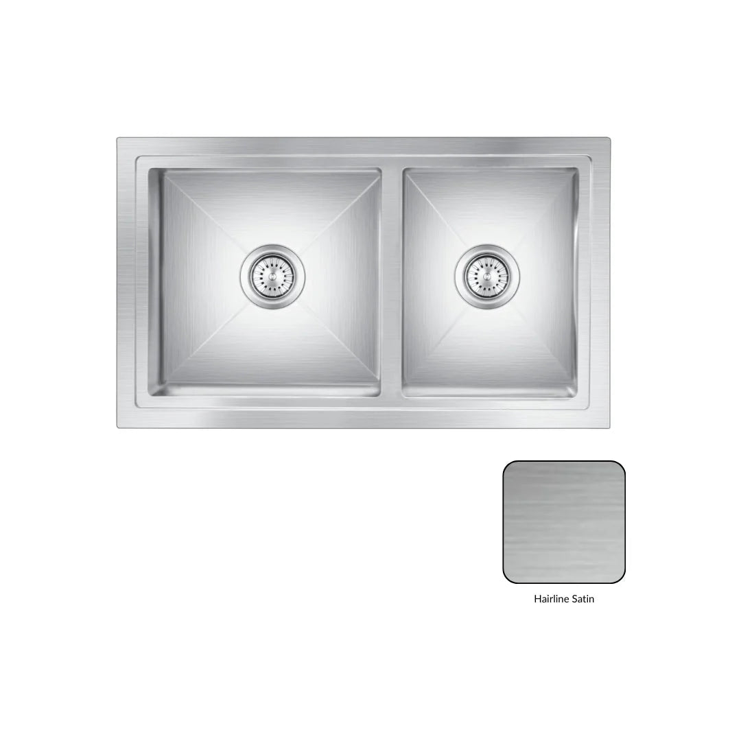 Nirali Stainless Steel Sink Expell Range EMAX ( 34 x 20 inches ) - Satin