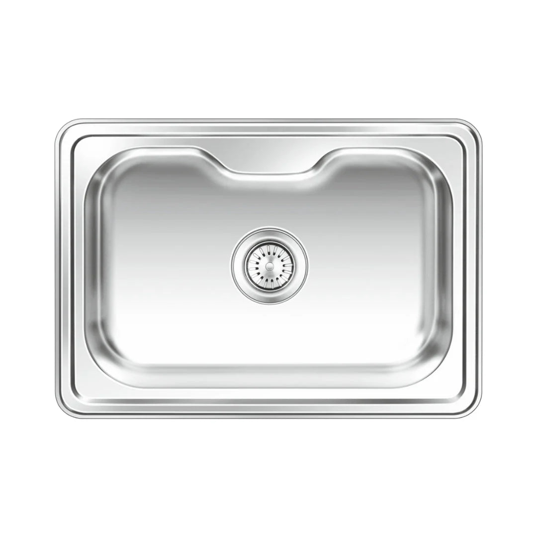 Nirali Stainless Steel Sink D'Signo Range EUREKA DELUX BIG ( 31.5 x 20 inches ) - Glossy