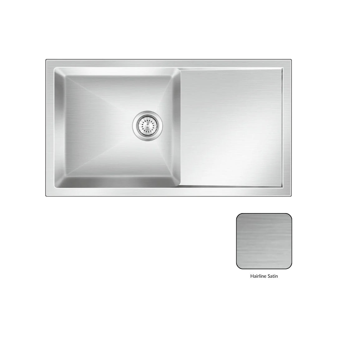 Nirali Stainless Steel Sink Expell Range EVA ( 36 x 20 inches ) - Satin