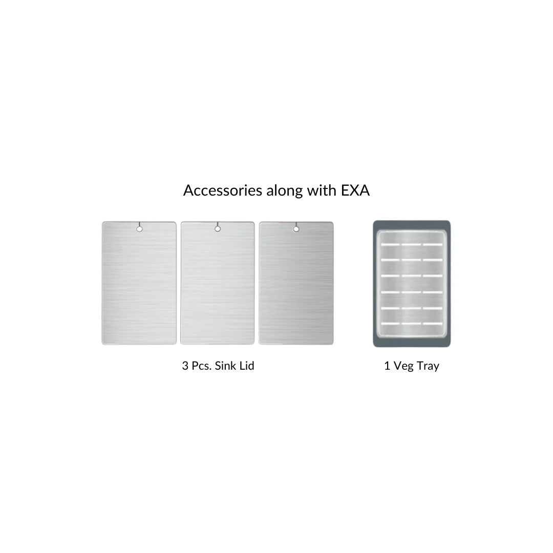 Nirali Stainless Steel Sink Expell Range EXA ( 31.5 x 19.5 inches ) - Satin