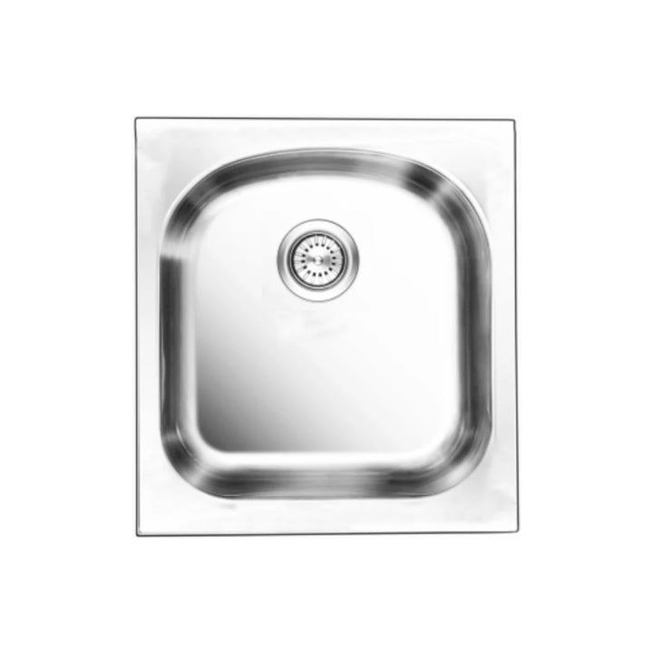 Nirali Stainless Steel Sink D'Signo Range GLEN ( 20 x 21 inches ) - Satin