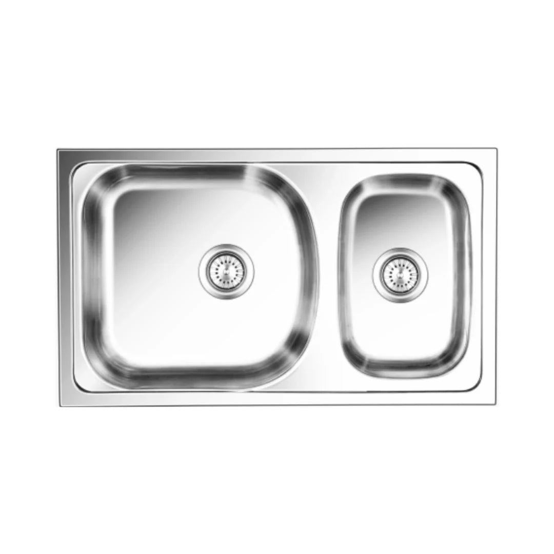 Nirali Stainless Steel Sink D'Signo Range GLORIA ( 34 x 20 inches ) - Satin