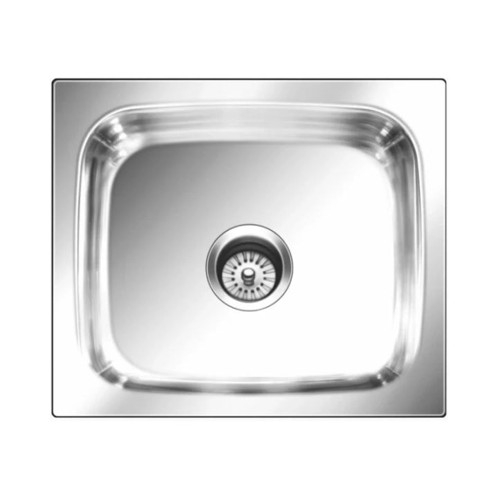 Nirali Stainless Steel Sink Popular Range GRACE PLAIN LARGE 10 ( 24 x 18 inches ) - Glossy