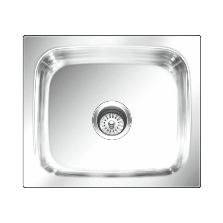 Nirali Stainless Steel Sink Popular Range GRACE PLAIN MINI ( 15 x 12 inches ) - Glossy