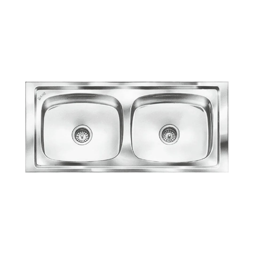 Nirali Stainless Steel Sink Popular Range GRACEFUL GLORY BIG 10 ( 45 x 20 inches ) - Satin