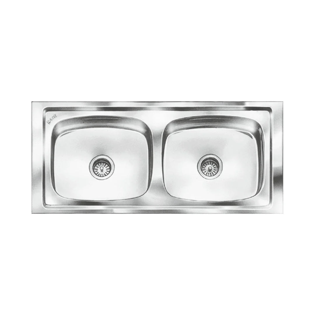 Nirali Stainless Steel Sink Popular Range GRACEFUL GLORY BIG ( 45 x 20 inches ) - Glossy
