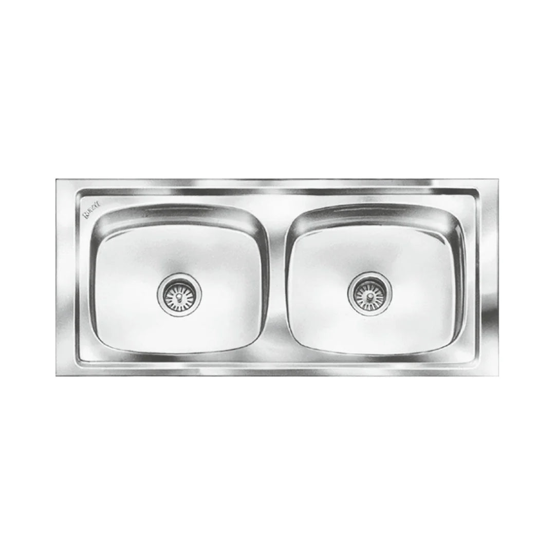 Nirali Stainless Steel Sink Popular Range GRACEFUL GLORY BIG ( 45 x 20 inches ) - Satin