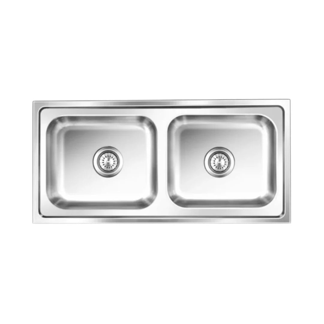 Nirali Stainless Steel Sink Popular Range GRACEFUL GLORY MEDIUM ( 41 x 20 inches ) - Glossy