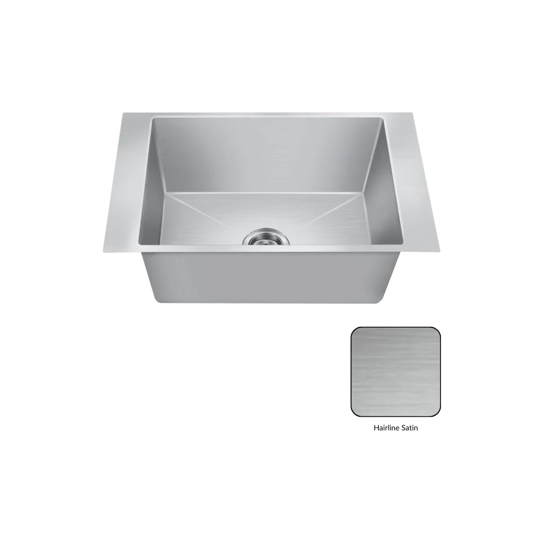 Nirali Stainless Steel Sink Magnus Range MAXUS BIG ( 28 x 18 inches ) - Satin