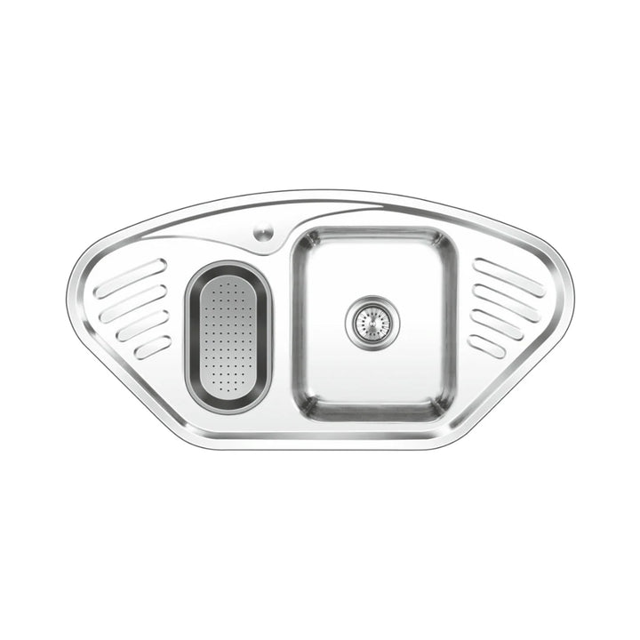 Nirali Stainless Steel Sink D'Signo Range MONARCH ( 41 x 21 inches ) - Anti-Scratch