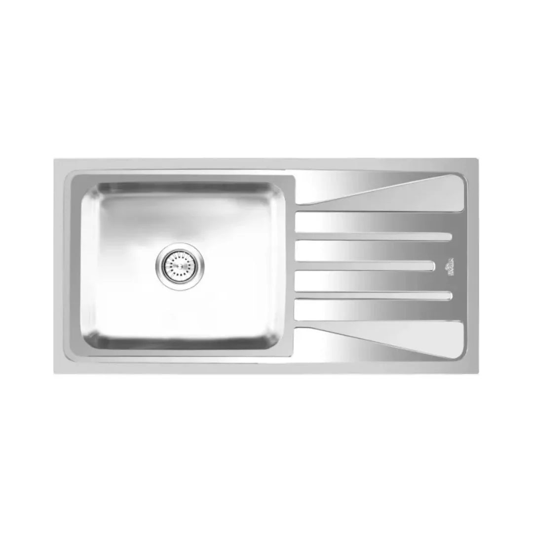 Nirali Stainless Steel Sink Orbis Range OLIVIA BIG ( 41 x 20 inches ) - Satin