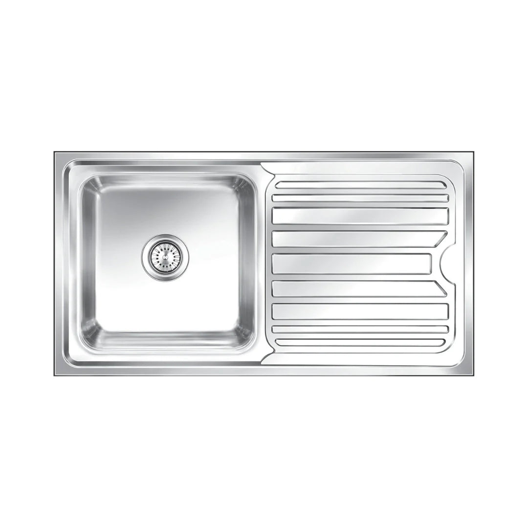 Nirali Stainless Steel Sink Silent Square Range OLYMPIA MINI ( 32 x 18 inches ) - Satin