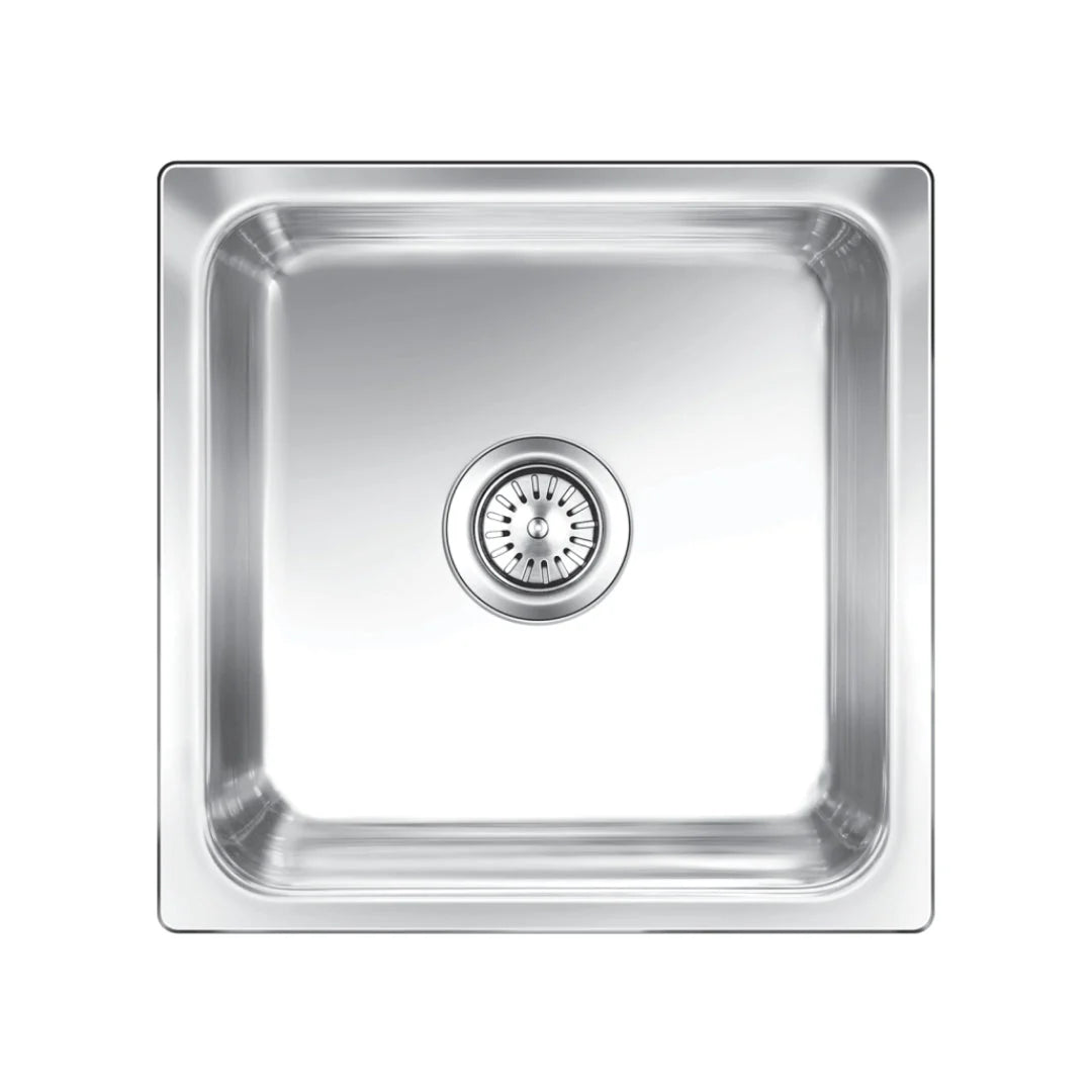 Nirali Stainless Steel Sink Silent Square Range OMNI BIG ( 20 x 20 inches ) - Glossy