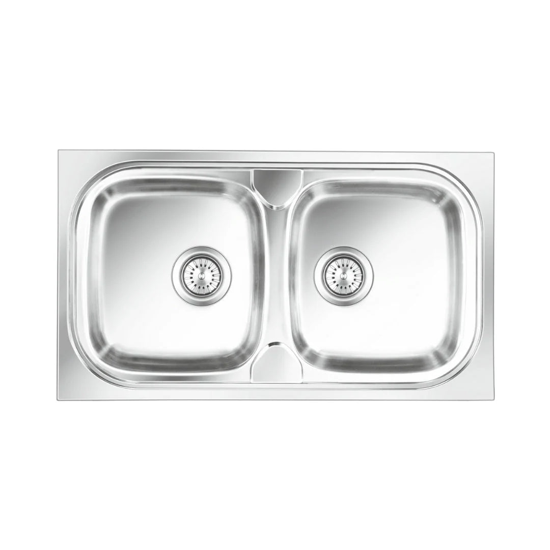 Nirali Stainless Steel Sink Popular Range PRIDE ( 32.5 x 18.5 inches ) - Glossy