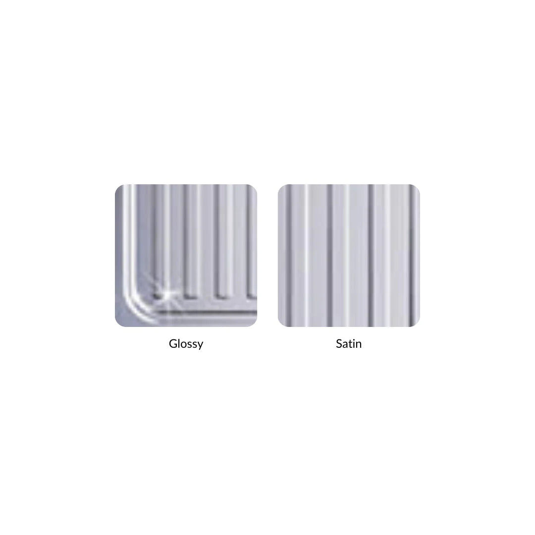 Nirali Stainless Steel Sink D'Signo Range SUPER SLIDER BIG 9.5 ( 33.5 x 20 inches ) - Satin