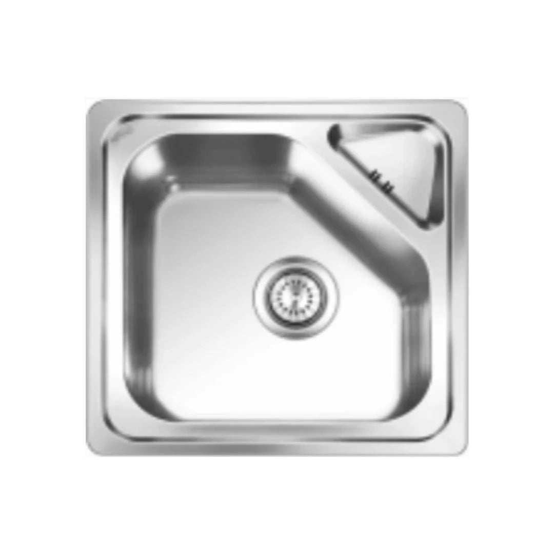 Nirali Stainless Steel Sink D'Signo Range TRION PLAIN ( 20 x 20 inches ) - Satin