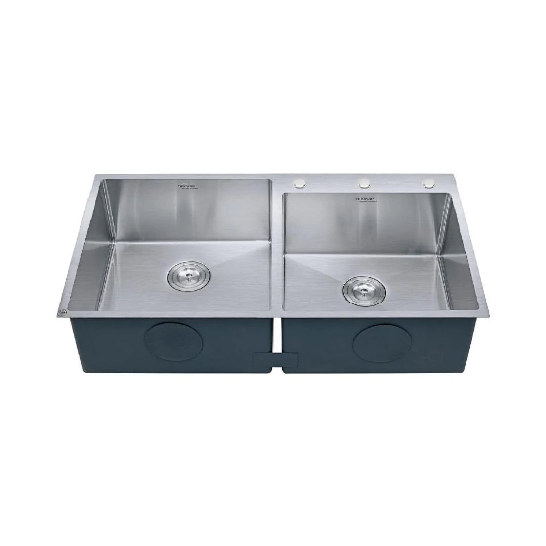 Hindware Stainless Steel Sink Designer Series SUPERIO NEO PLUS 37x20x9 ( 37 x 20 inches ) - Satin