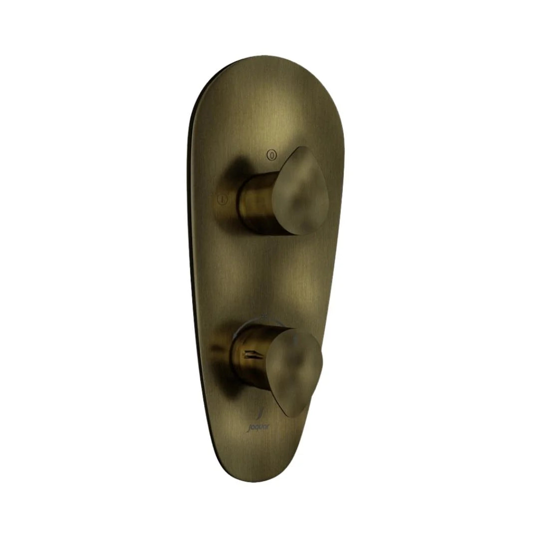 Jaquar 2 Way Thermostatic Diverter Vignette Prime VGP-ABR-81681 Normal Flow - Antique Bronze Finish
