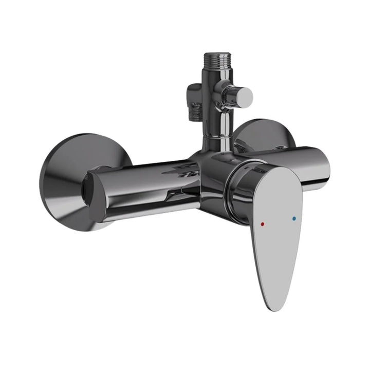 Jaquar 2 Way Wall Mixer Vignette Prime VGP-BCH-81145 Normal Flow - Black Chrome Finish
