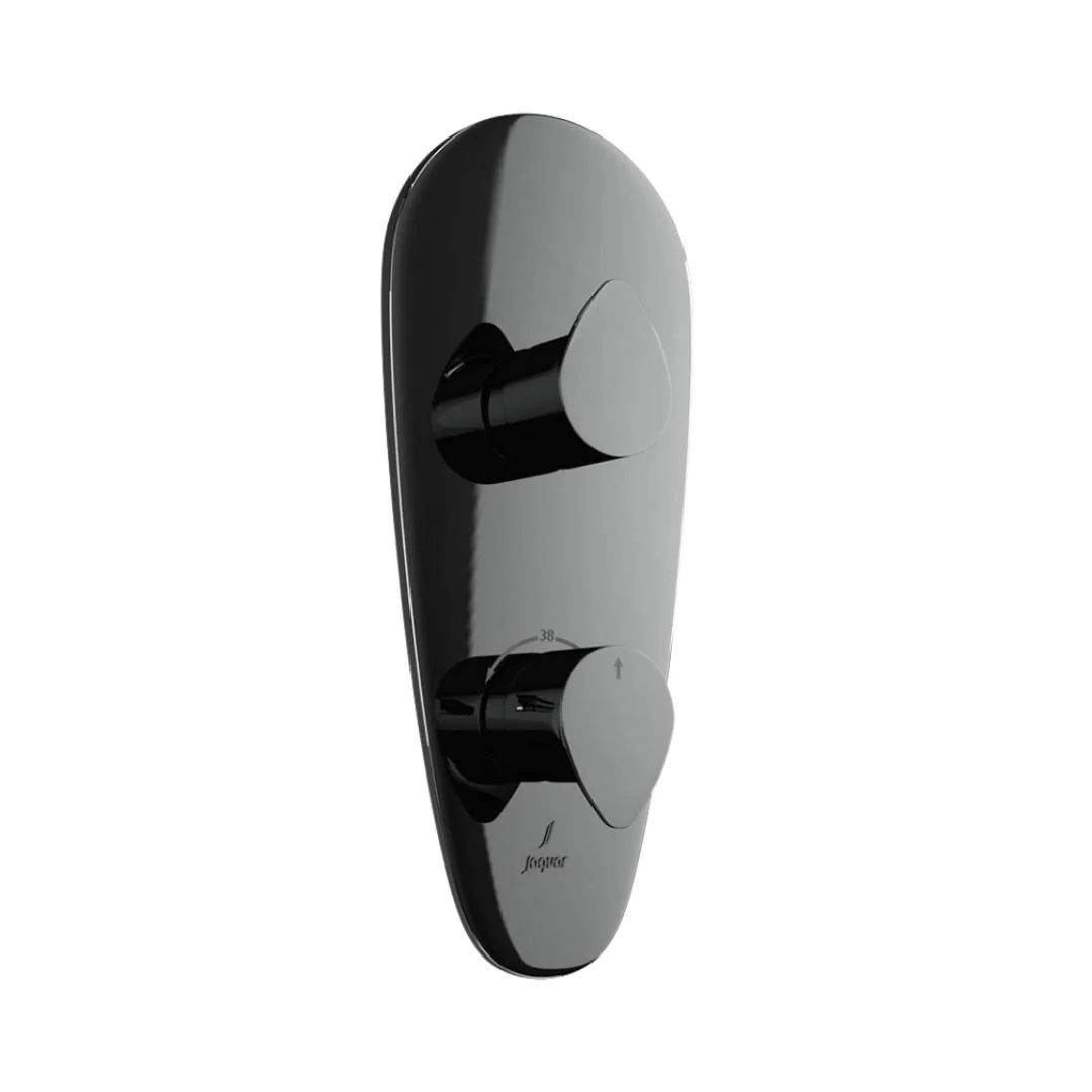 Jaquar 1 Way Thermostatic Diverter Vignette Prime VGP-BCH-81661 Normal Flow - Black Chrome Finish