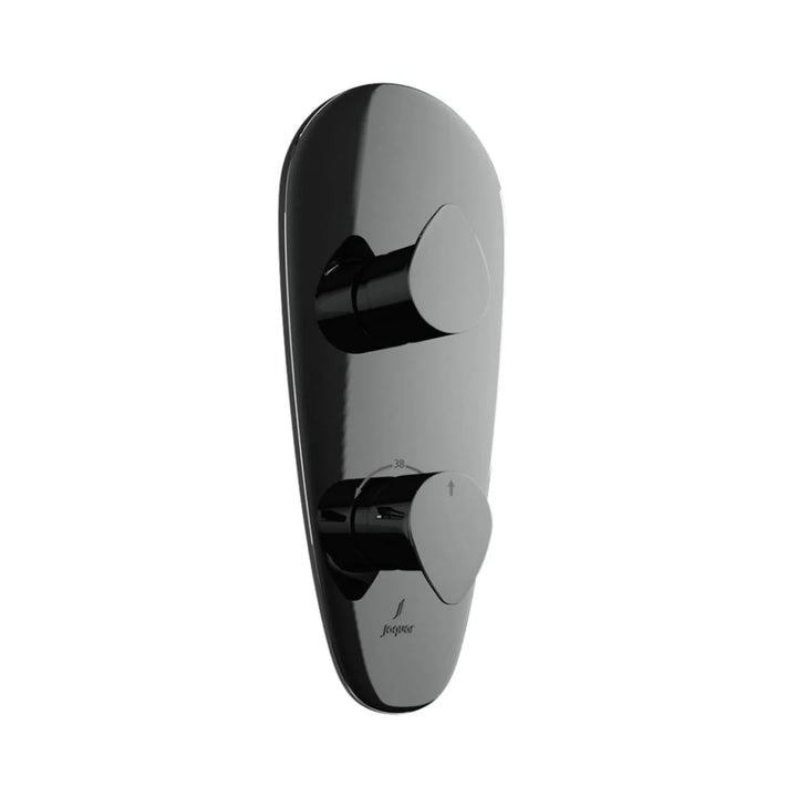 Jaquar 1 Way Thermostatic Diverter Vignette Prime VGP-BCH-81661 Normal Flow - Black Chrome Finish