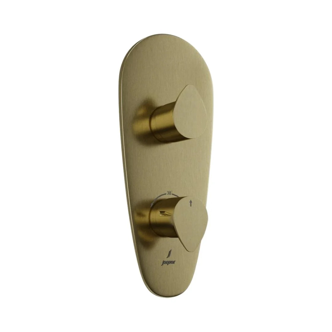 Jaquar 1 Way Thermostatic Diverter Vignette Prime VGP-GDS-81661 Normal Flow - Gold Dust Finish
