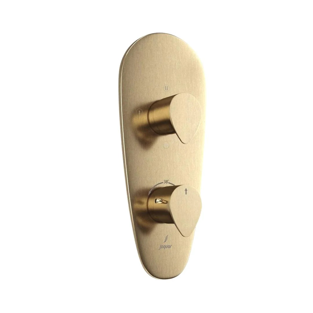 Jaquar 3 Way Thermostatic Diverter Vignette Prime VGP-GDS-81683 Normal Flow - Gold Dust Finish